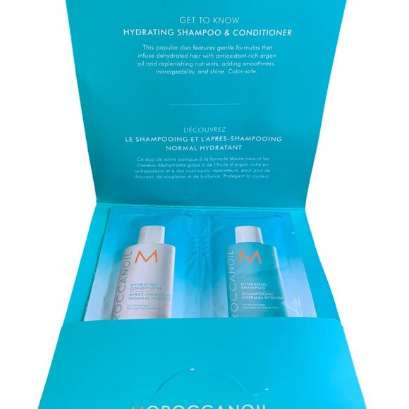 3X Moroccanoil Best Seller Hydrating Shampoo and Conditioner 10ml/ea Travel - Picture 4 of 4